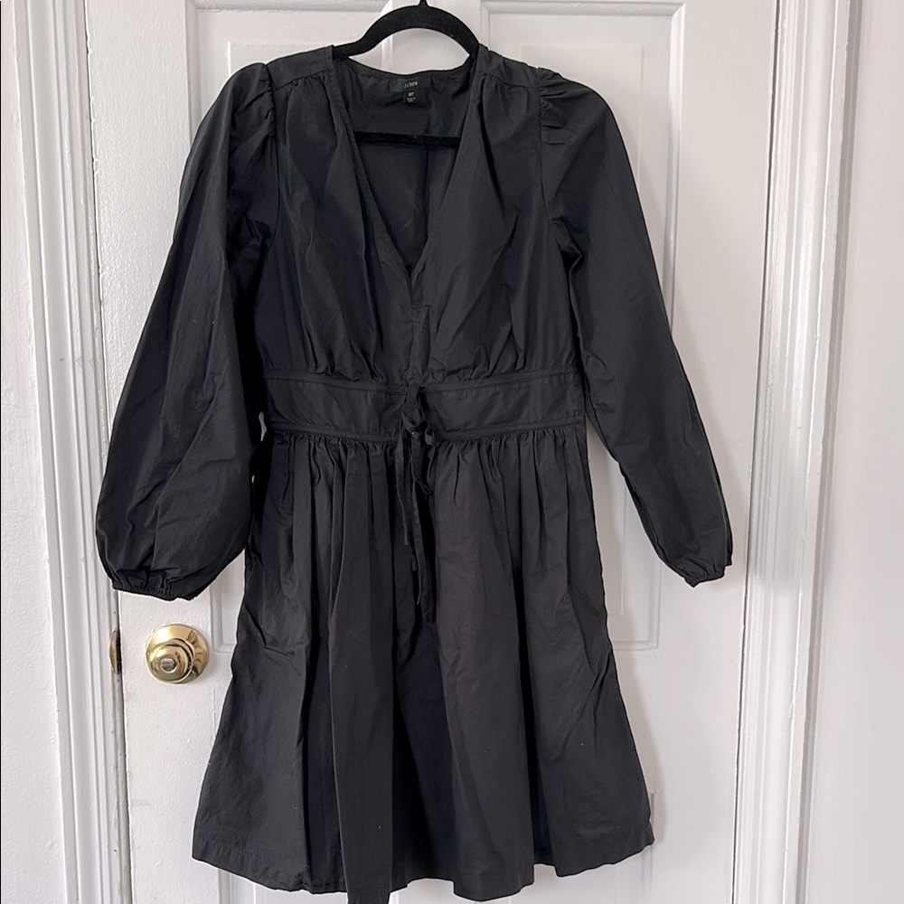 J. Crew Black Cotton Sundress